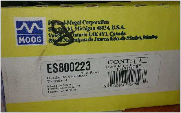147.MOOG ES800223 - Наконечник рулевой (1)